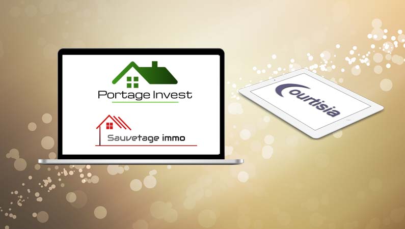 COURTISIA partenaire exclusif de PORTAGE INVEST